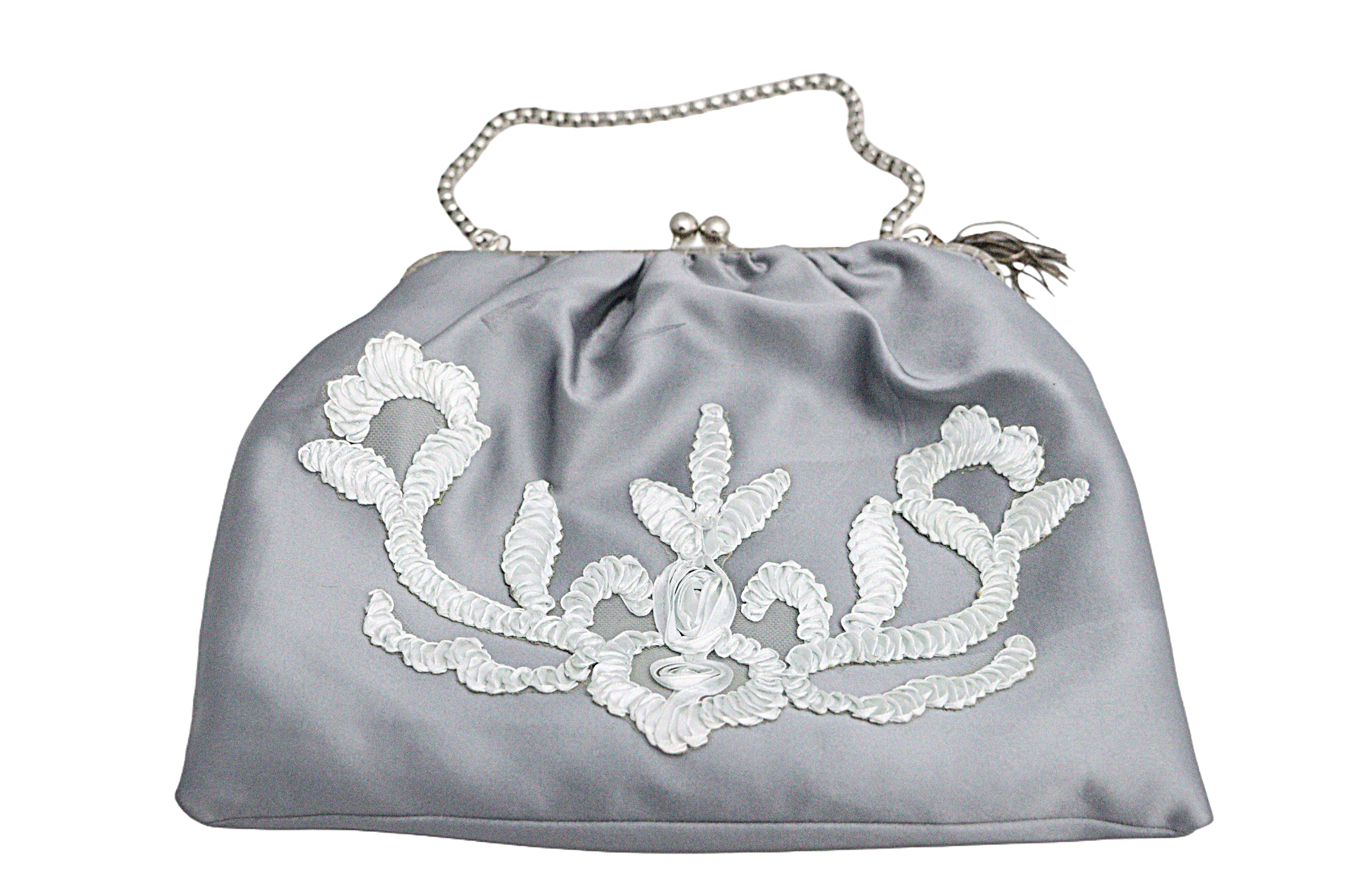 Silver Embroidered Handbag from the Atatürk Movie Collection