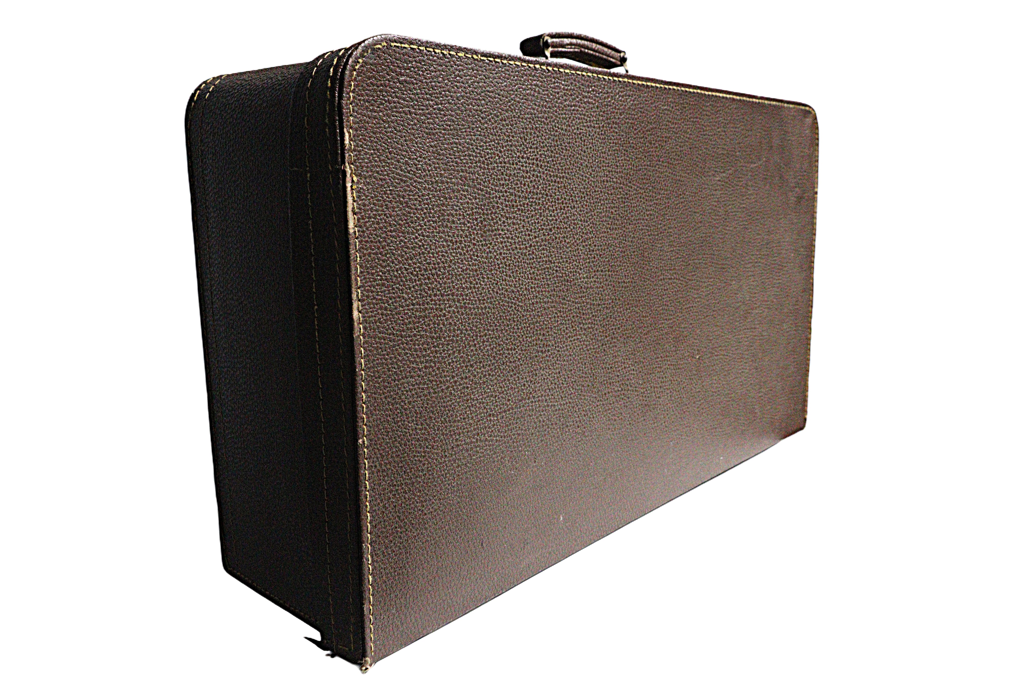 Vintage-Inspired Brown Suitcase from the Atatürk Film Collection