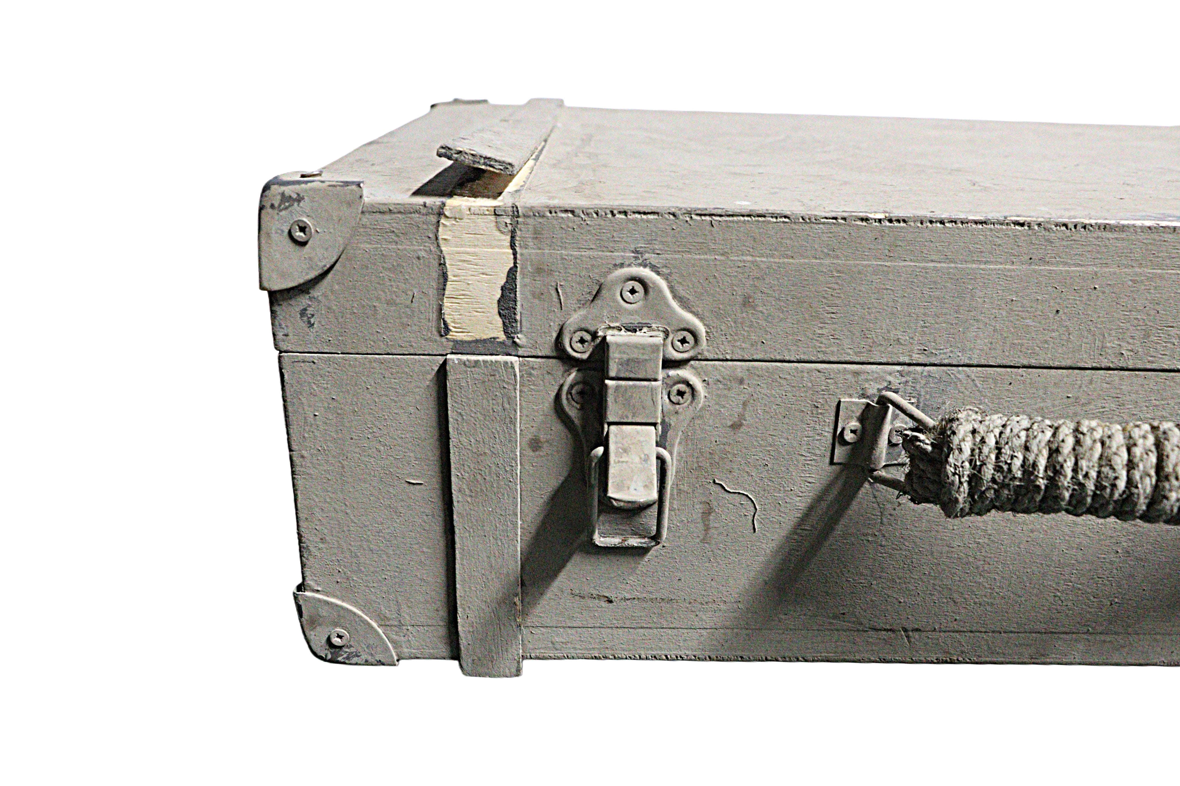 Rustic Wooden Carrying Case from the Atatürk Film Collection