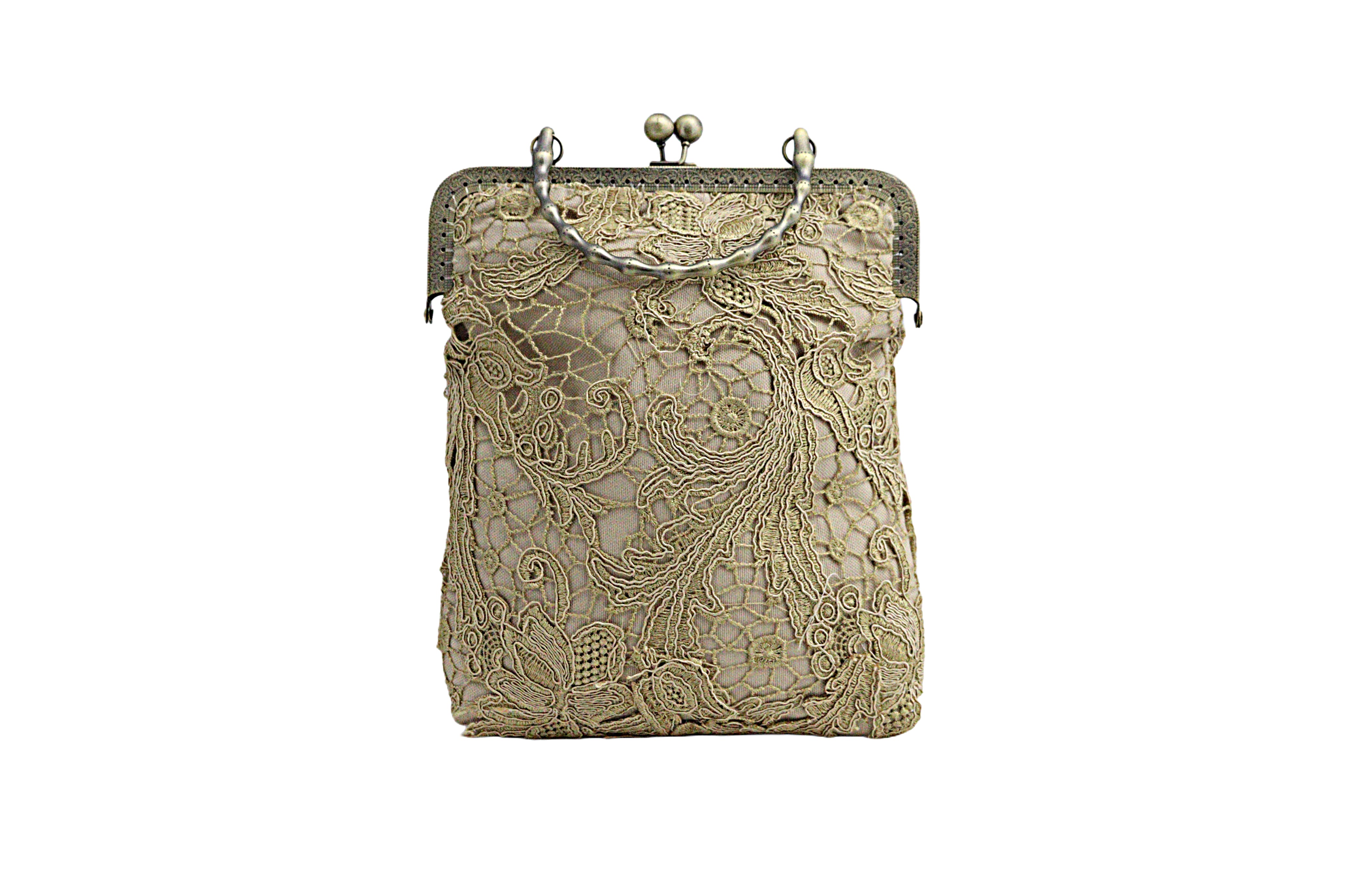 Beige Lace Handbag from the Atatürk Movie Collection