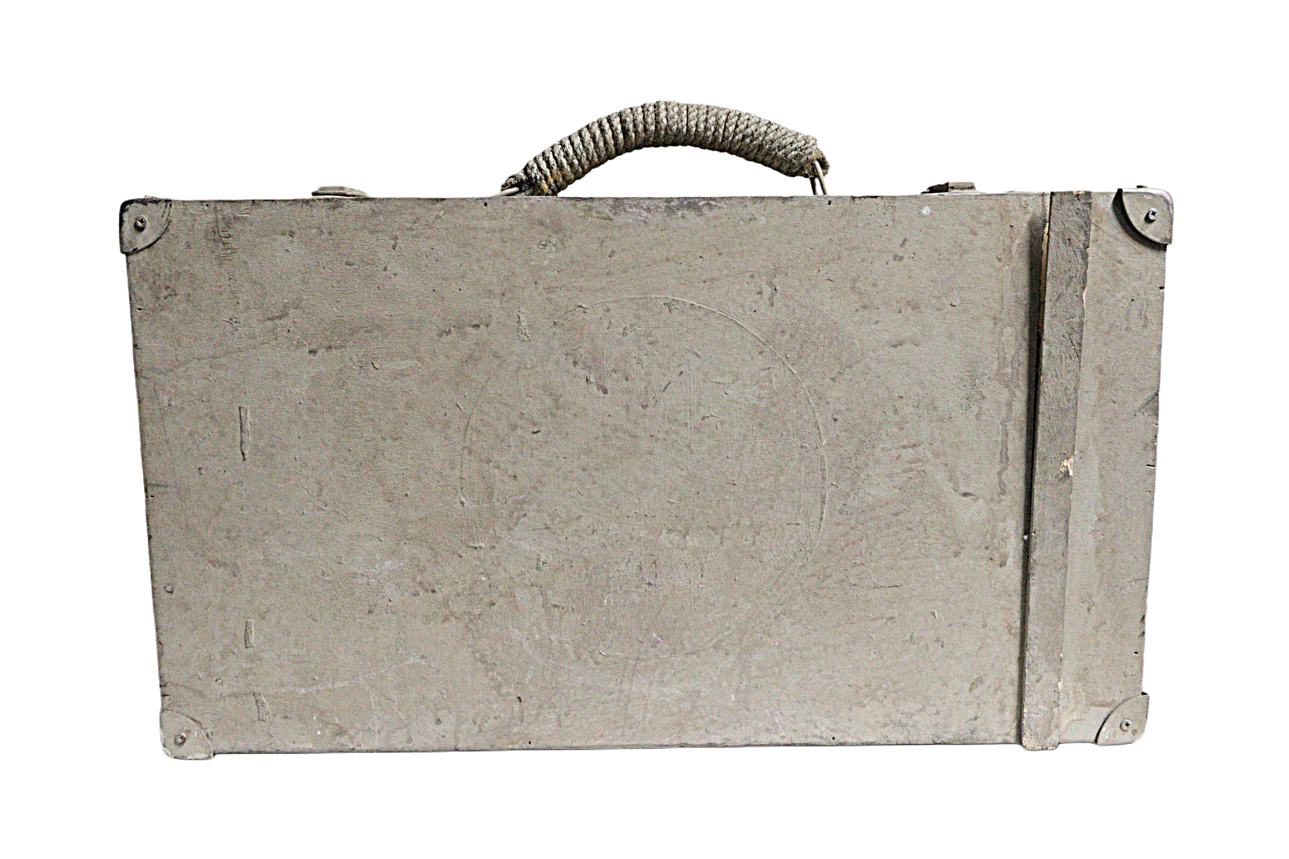 Rustic Wooden Carrying Case from the Atatürk Film Collection