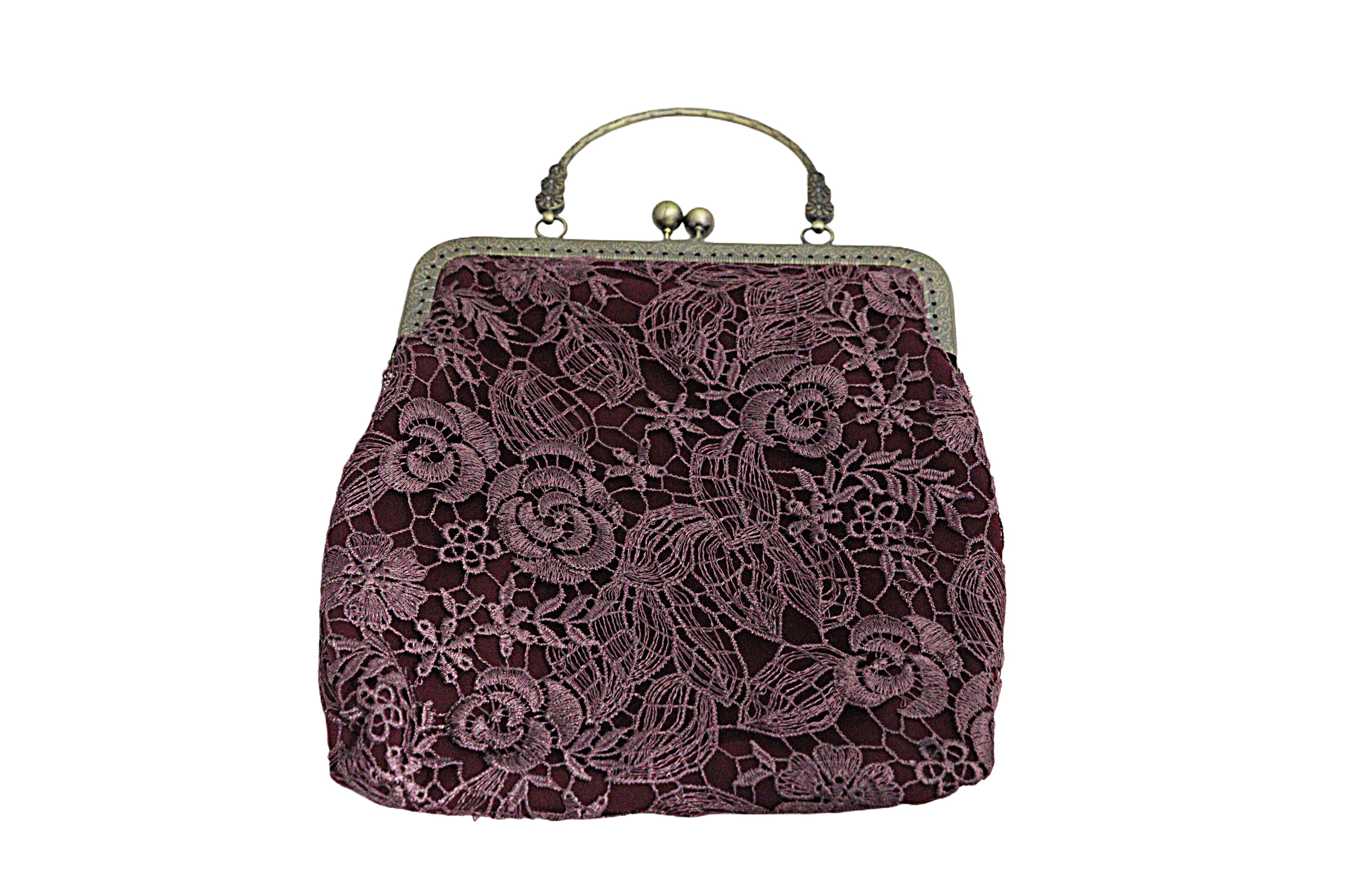 Burgundy Lace Handbag from the Atatürk Movie Collection