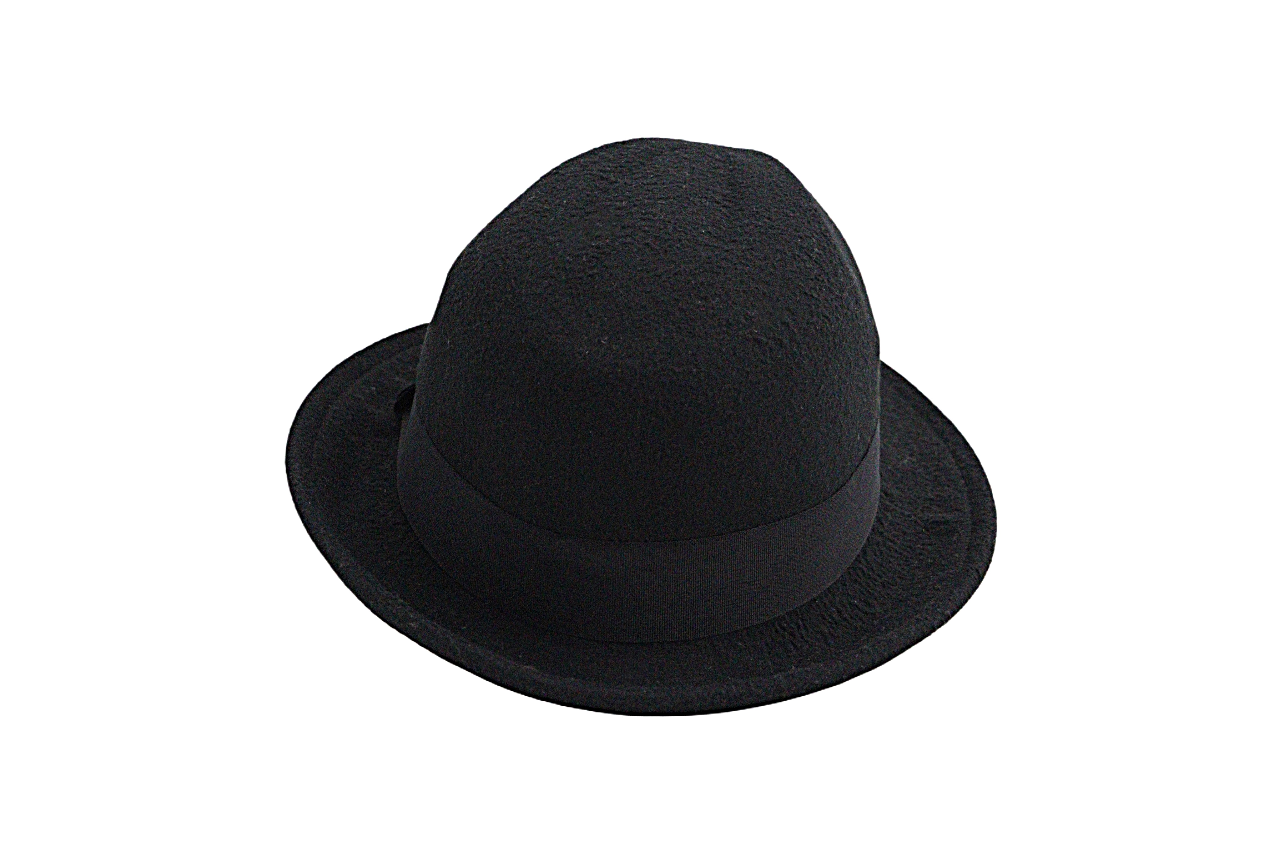 Sleek Black Fedora – Vintage Sophistication