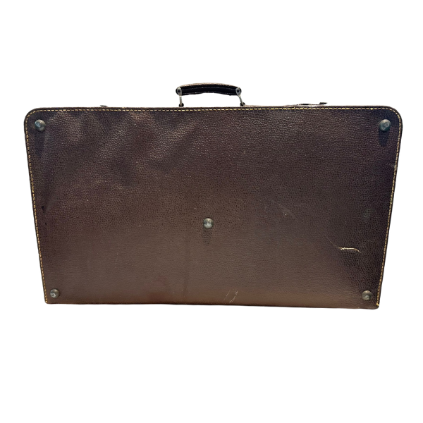 Vintage-Inspired Brown Suitcase from the Atatürk Film Collection