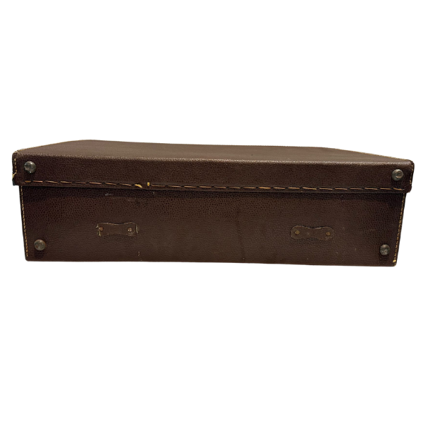 Vintage-Inspired Brown Suitcase from the Atatürk Film Collection