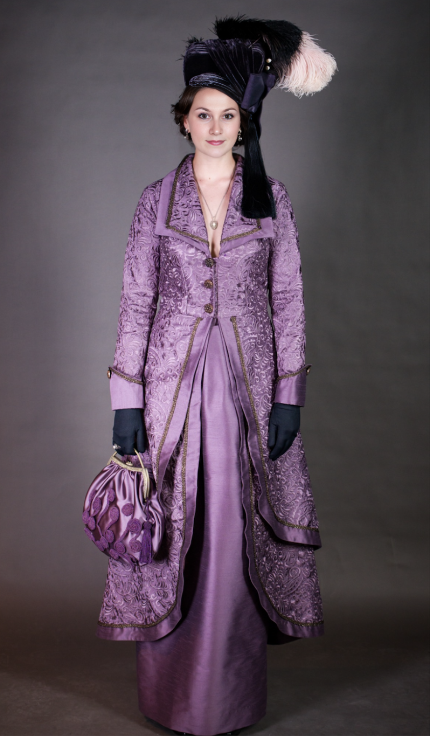 Madame Corinne's Staircase Scene Dialogue Costume