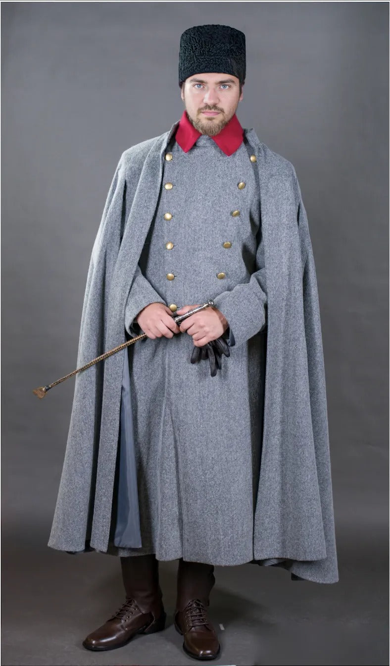 Mustafa Kemal Lieutenant Colonel Winter Costume with Epaulettes