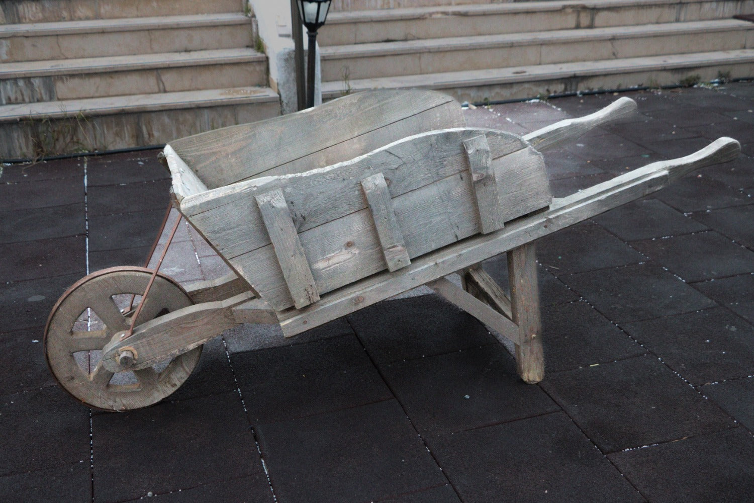 Rustic Wooden Wheelbarrow from the Atatürk Film Collection