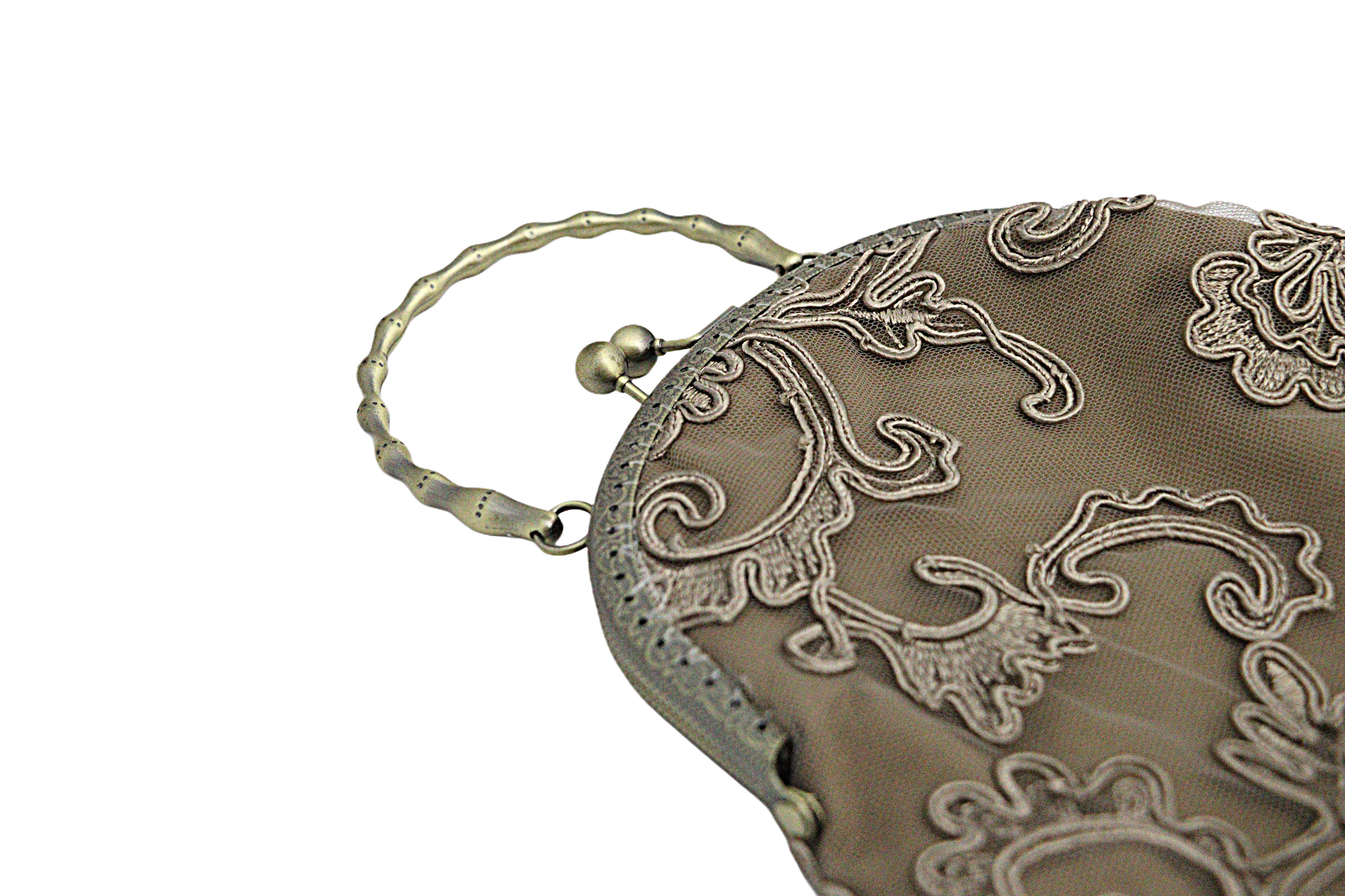 Embroidered Floral Handbag from the Atatürk Movie Collection