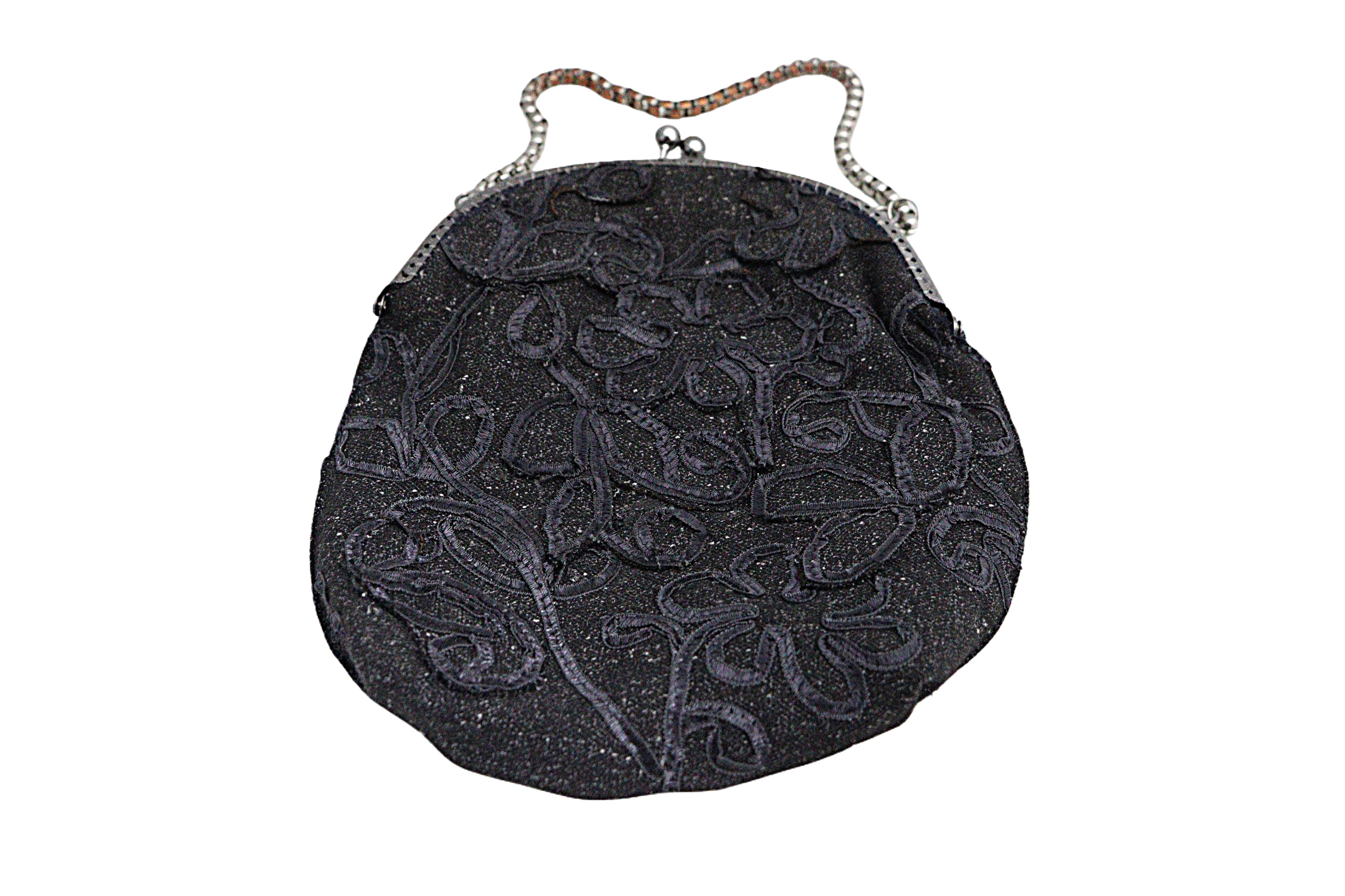 Embroidered Black Evening Bag from the Atatürk Movie Collection
